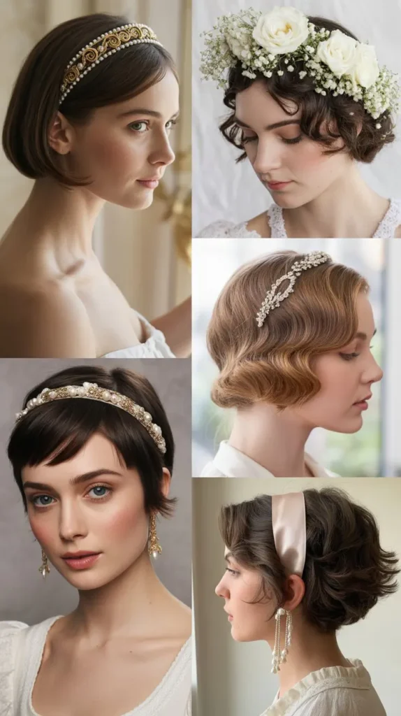 Regency Headband Updo