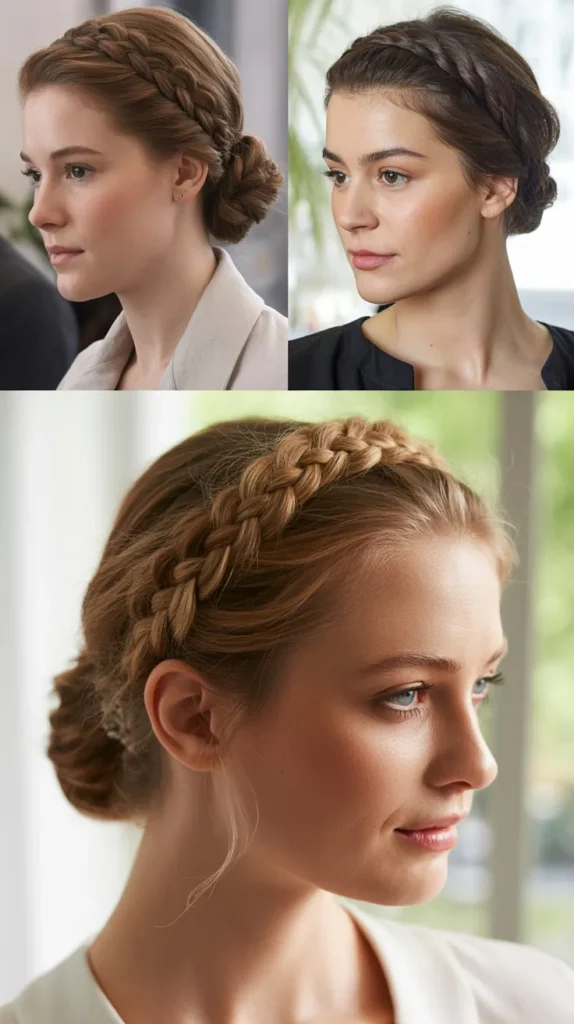 The Braided Headband Look