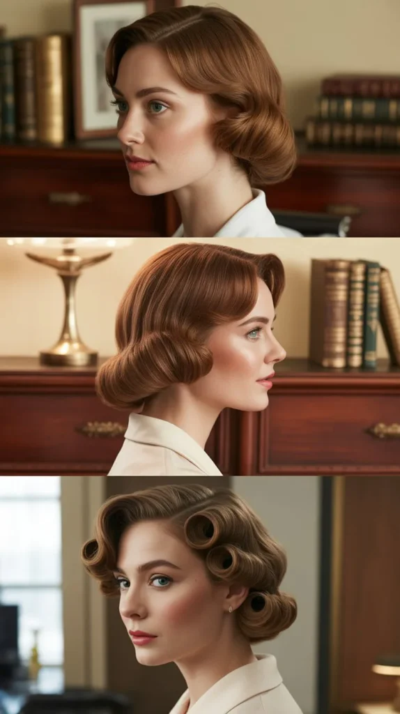The Retro Rolled Updo