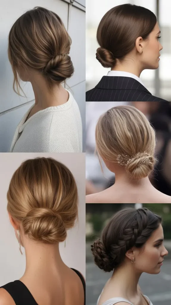 Low Chignon with Texture