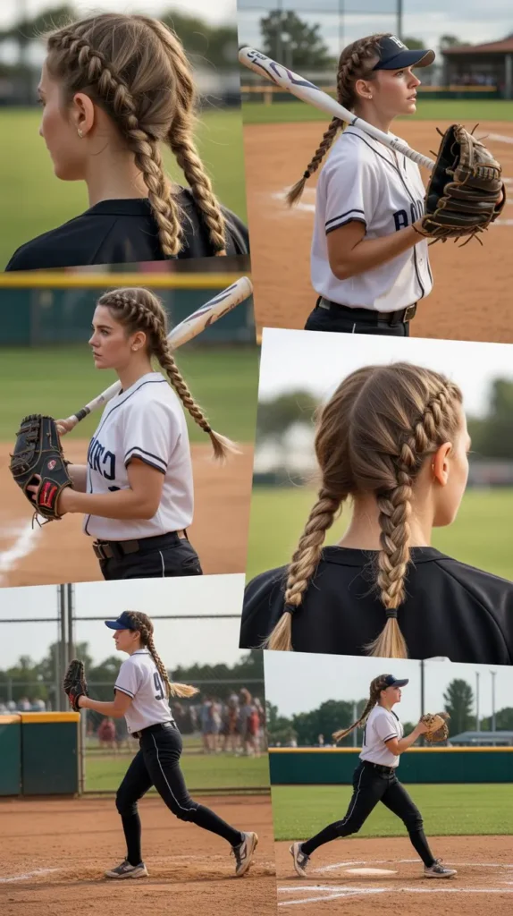 Double French Braids (Boxer Braids)