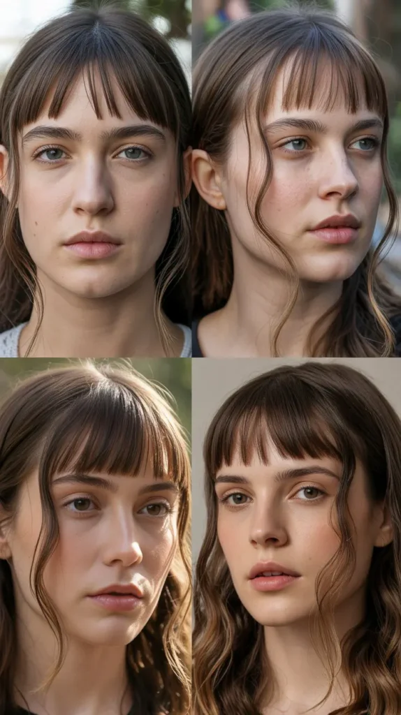 Curtain Bangs with Body