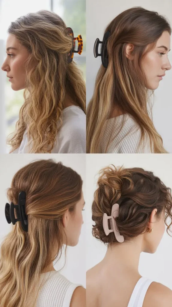 The Claw Clip Half-Up