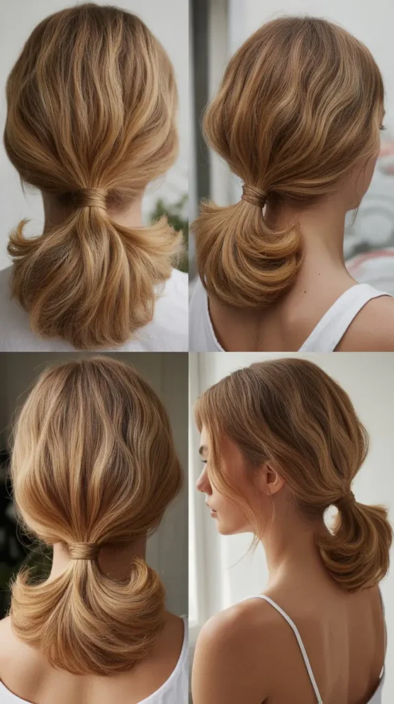 Flipped Ponytail