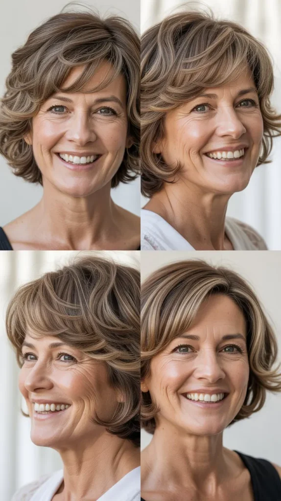 Textured Stacked Wedge Bob