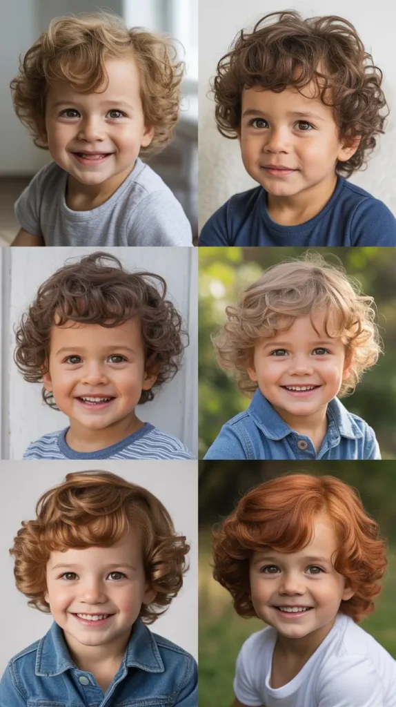 Curly Long Toddler Haircut
