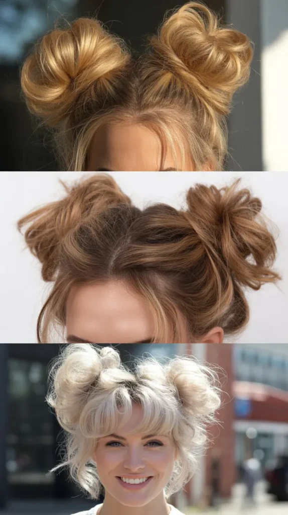 Space Buns With Volume