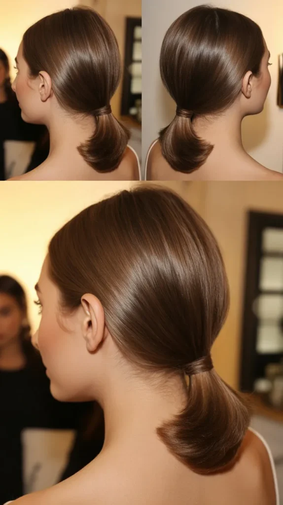 Sleek Half-Up Ponytail