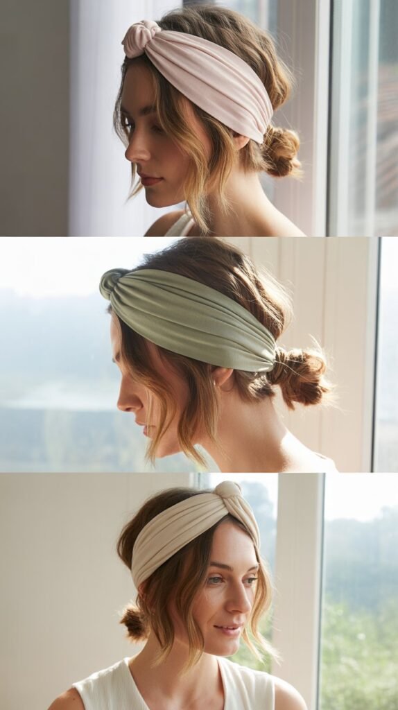 Use a Headband to Disguise Greasy Roots Instantly