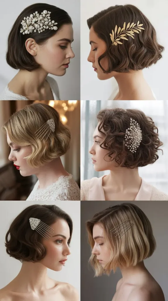 Bob with Statement Hair Comb