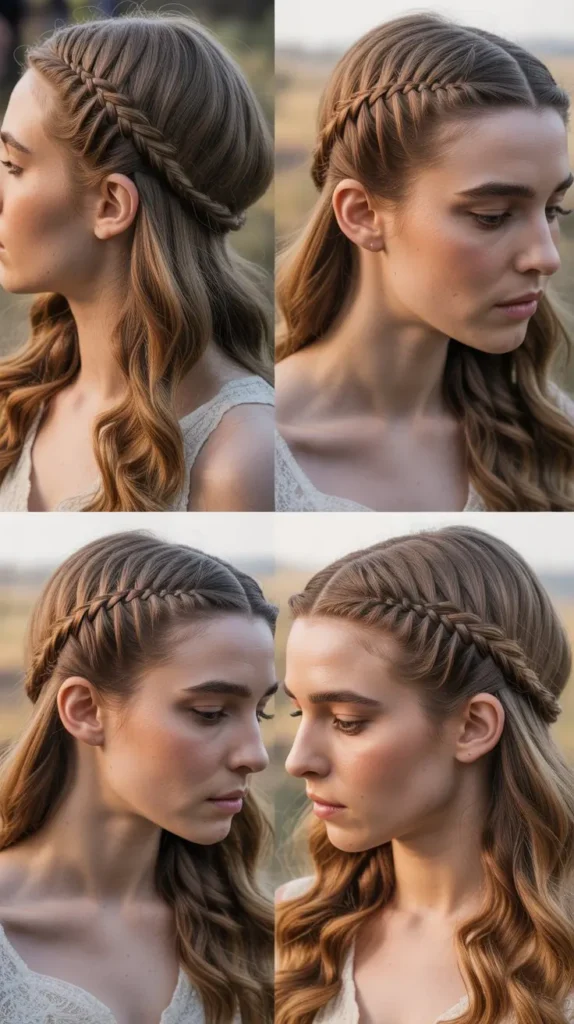 Side Part Lace Braid