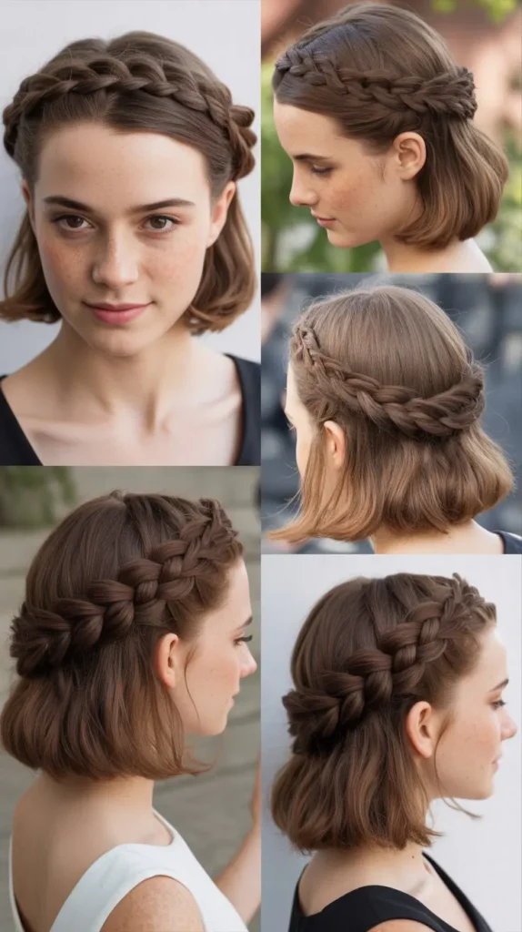 Braided Crown Style