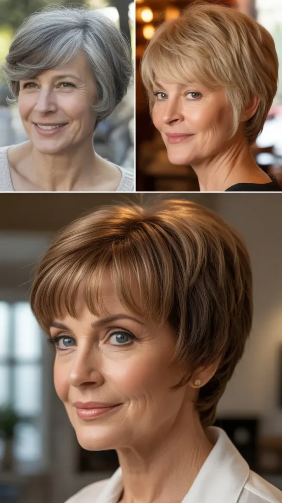  Short Wedge with Bangs