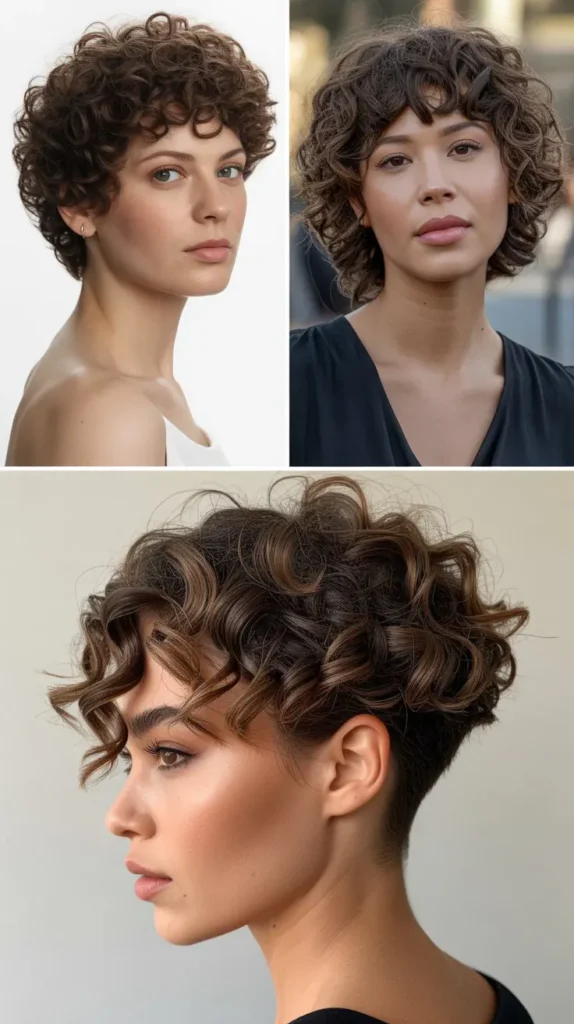  Curly Wedge with Tapered Back