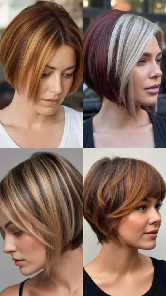 Short Wedge with Highlights