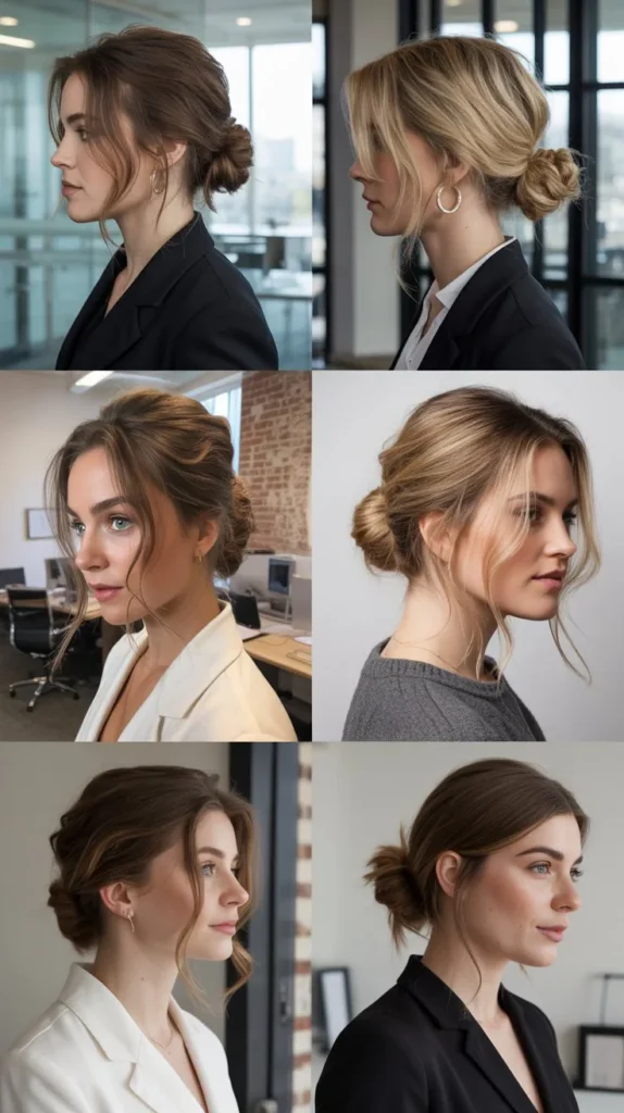 The Polished Half-Up Bun
