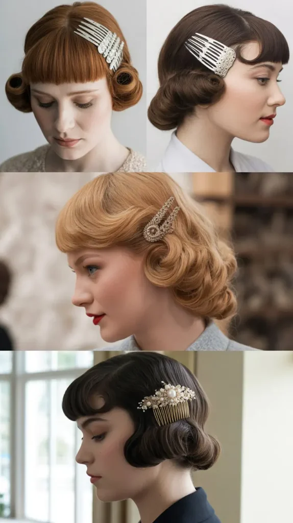 Rolled Fringe with Decorative Combs