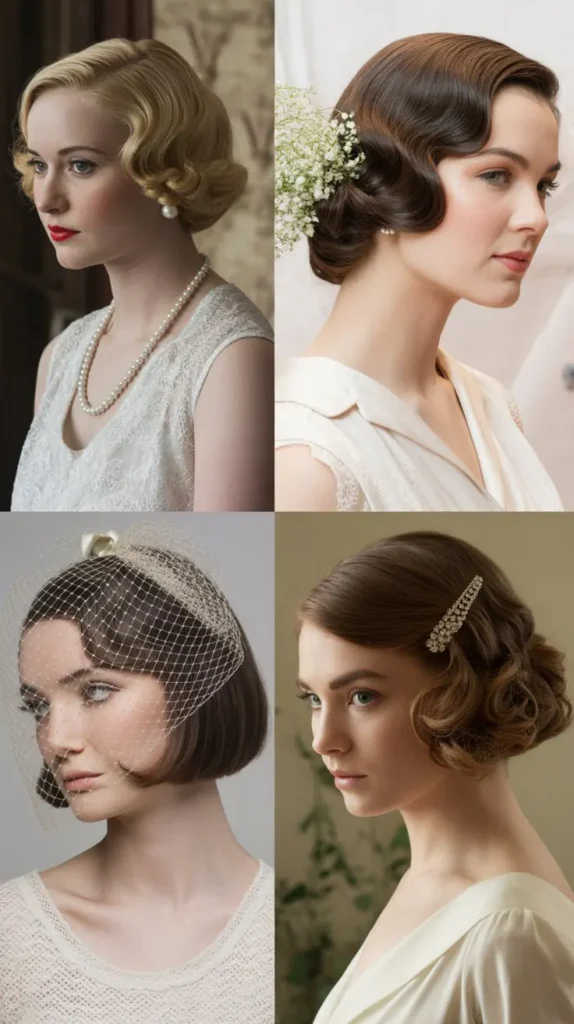 Side-Parted Vintage Bob