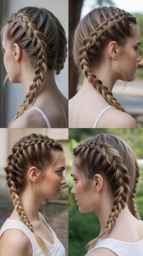 The Reverse French Braid