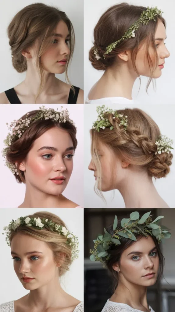  Floral Accent Updo