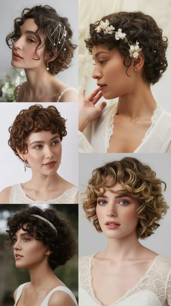 Curly Pixie Style