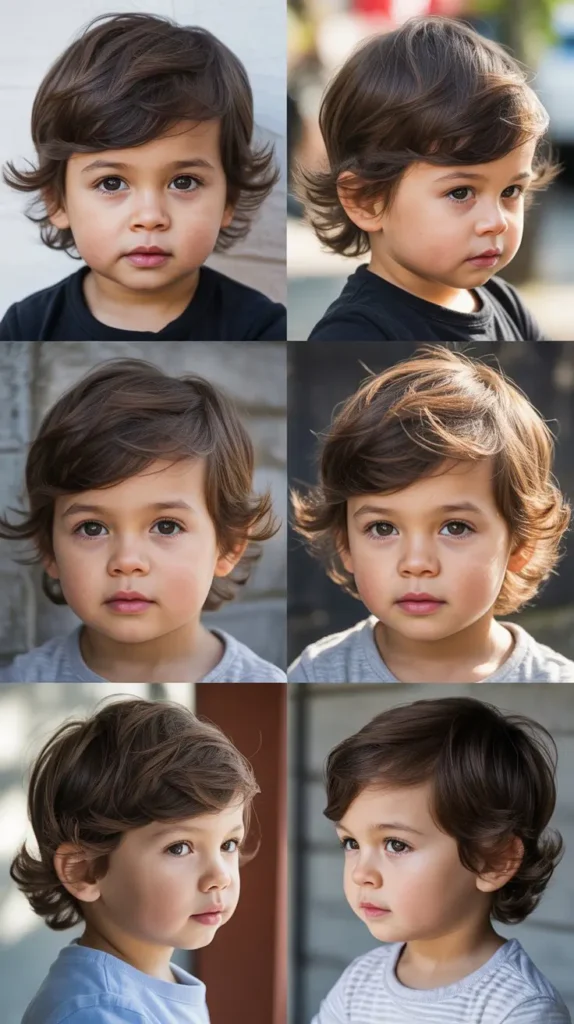 Long Textured Toddler Haircut