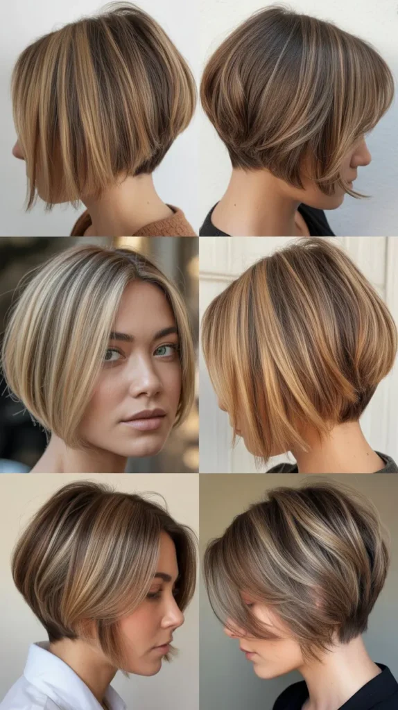  Wedge Bob with Subtle Highlights