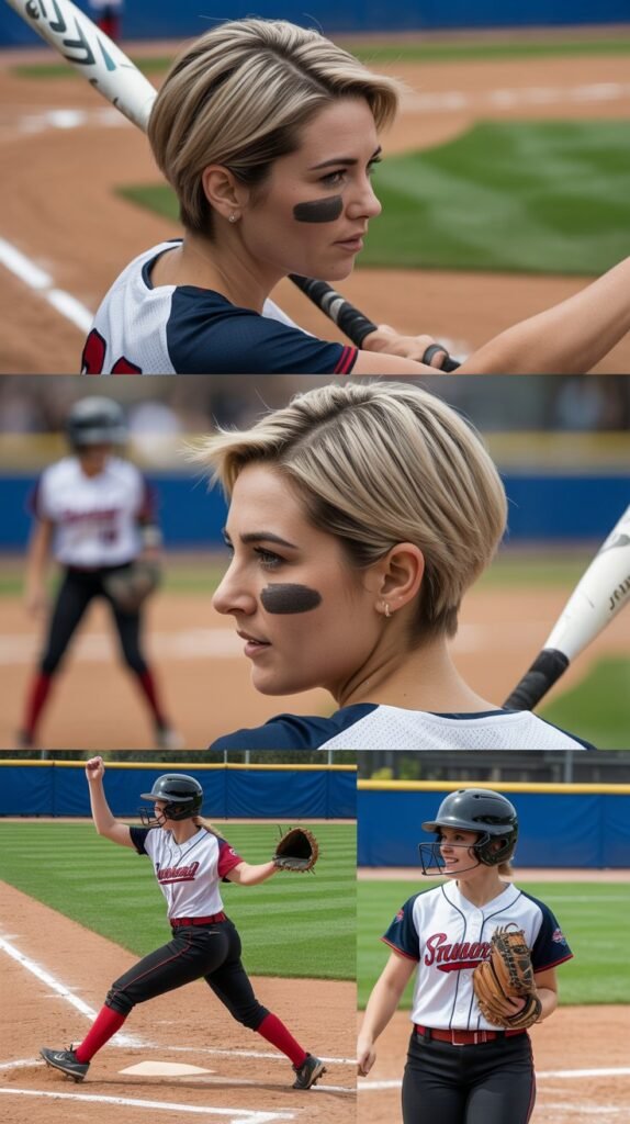 Side Part Pixie With Pomade