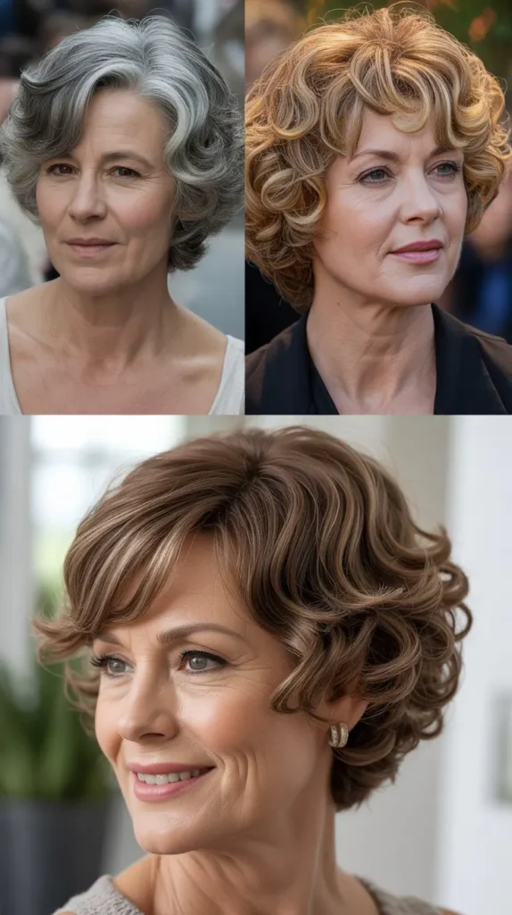  Short Wedge with Soft Curls