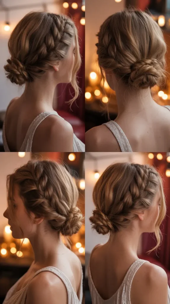 Loose Braided Bun