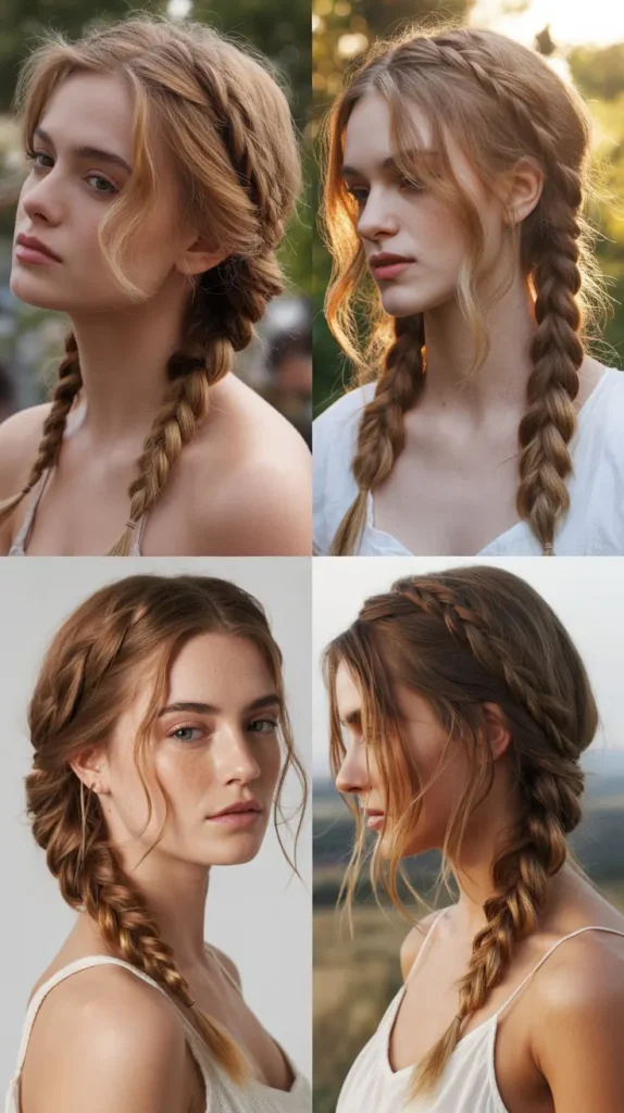 The Undone Side Braid