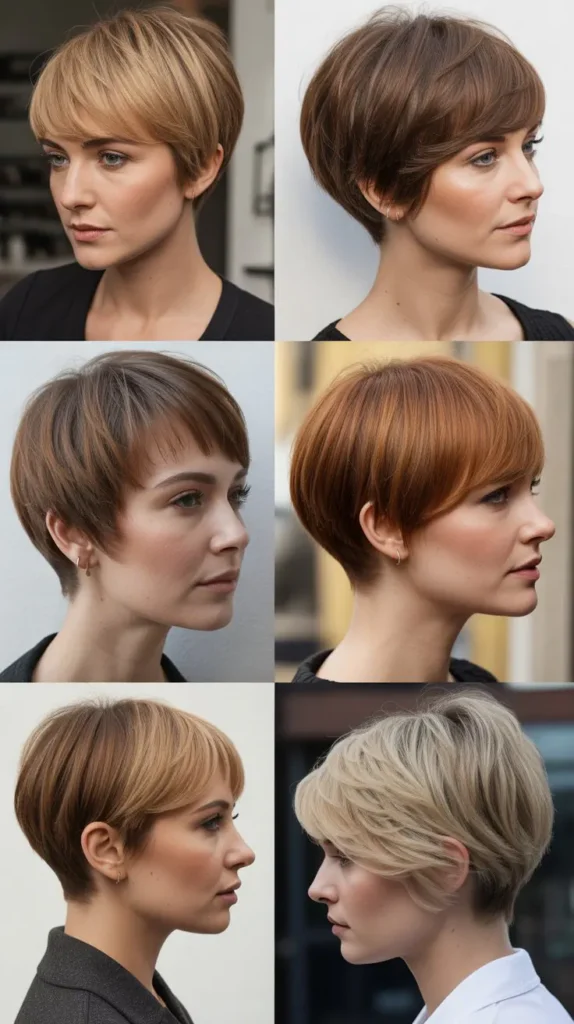 Short Wedge with Side Bangs