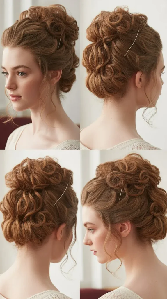 Romantic Curly Updo
