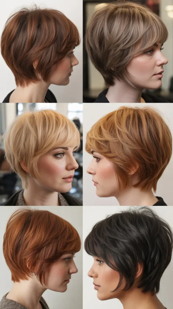 Wedge Cut with Layers at Crown