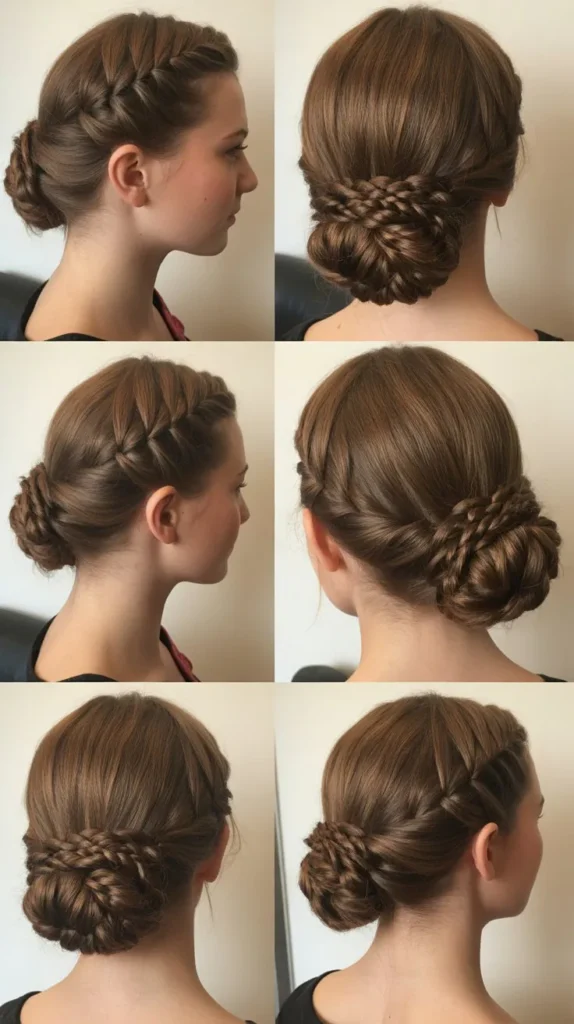 Braided Low Bun