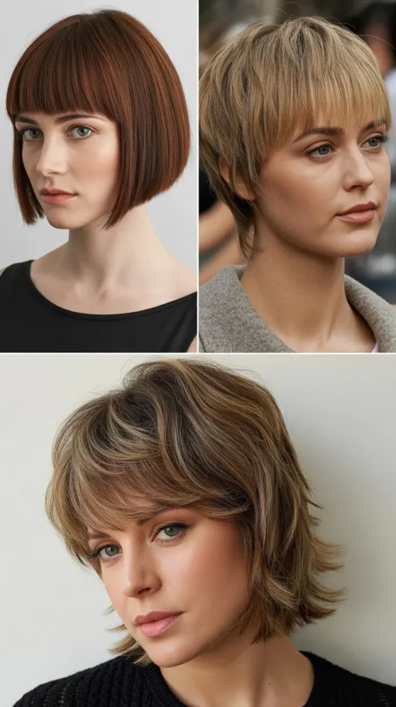 Short Wedge with Bangs