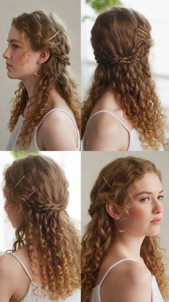 Half-Up Half-Down Twist