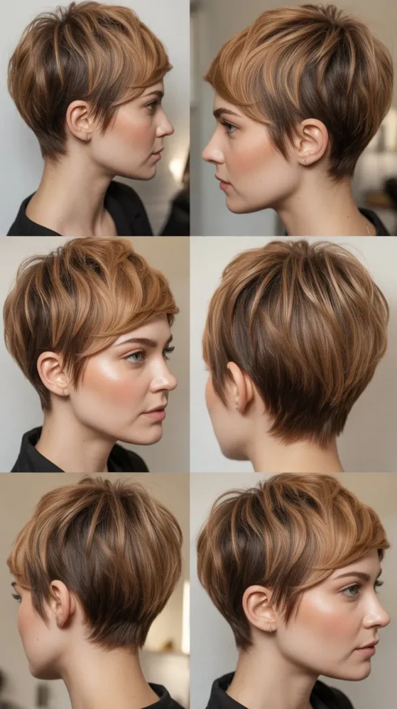 Wedge Pixie with Textured Top