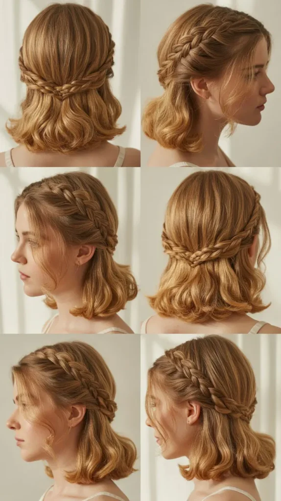 Braided Half-Up Ponytail