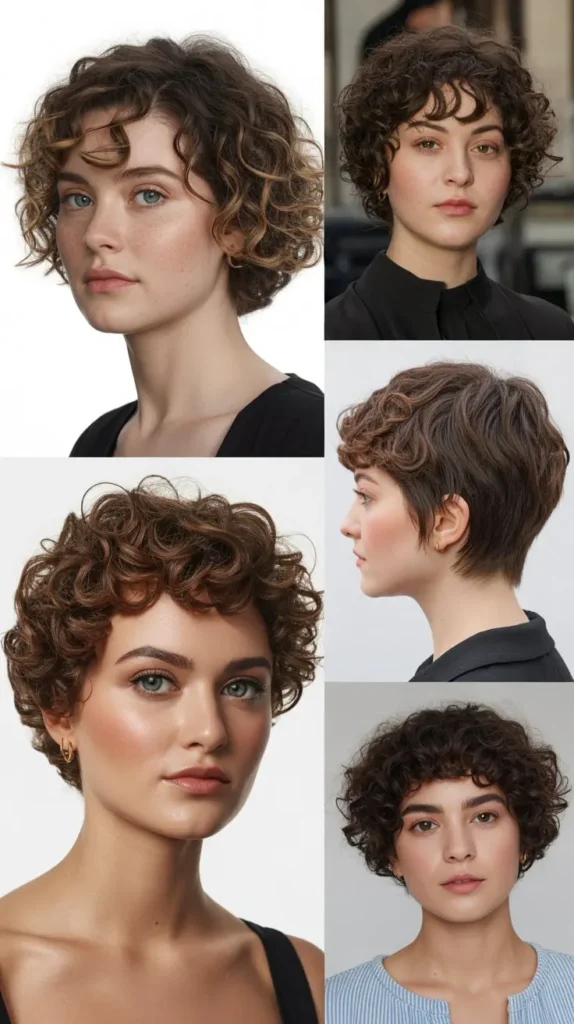 Curly Wedge with Short Back