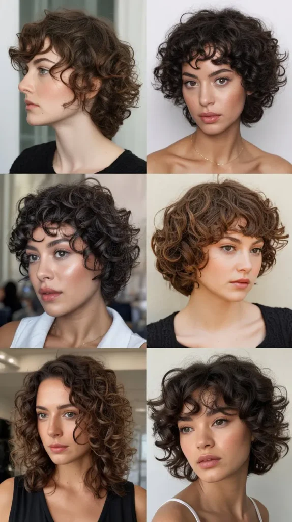 Curly Wedge with Defined Curls