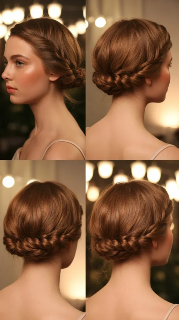 Twisted Crown Updo