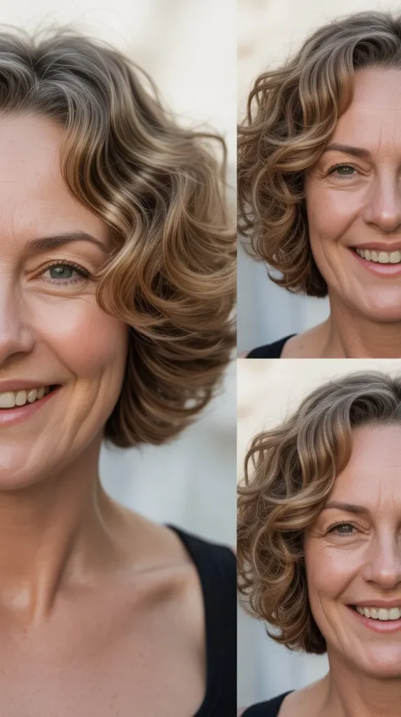 Wavy Stacked Wedge Bob