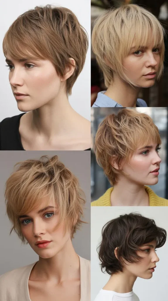 Tousled Wedge Cut
