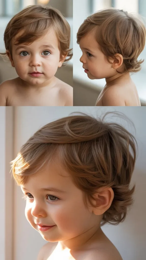 Long Toddler Hair with Rounded Shape