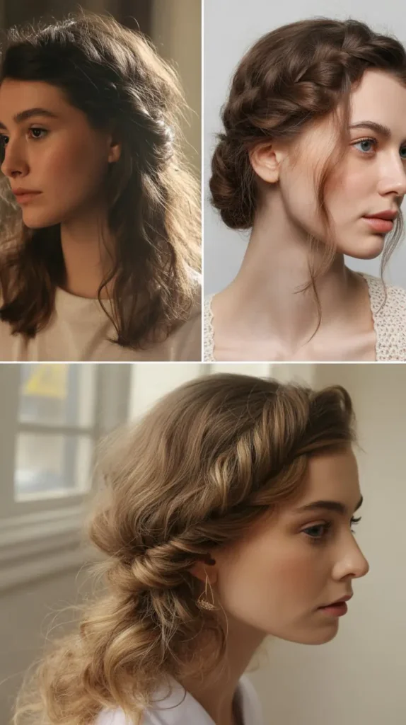The Half-Up French Twist