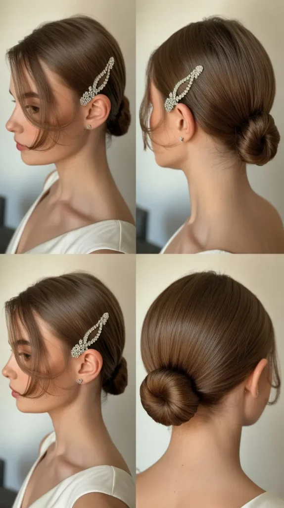  Sleek with Side Barrette