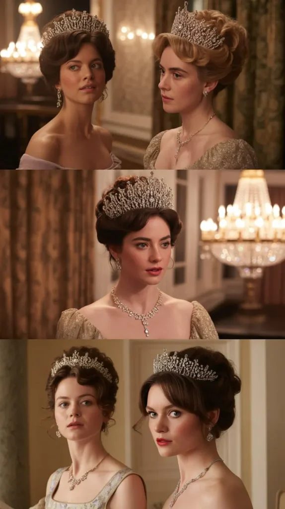 The Elegant Bouffant with Crystal Crown