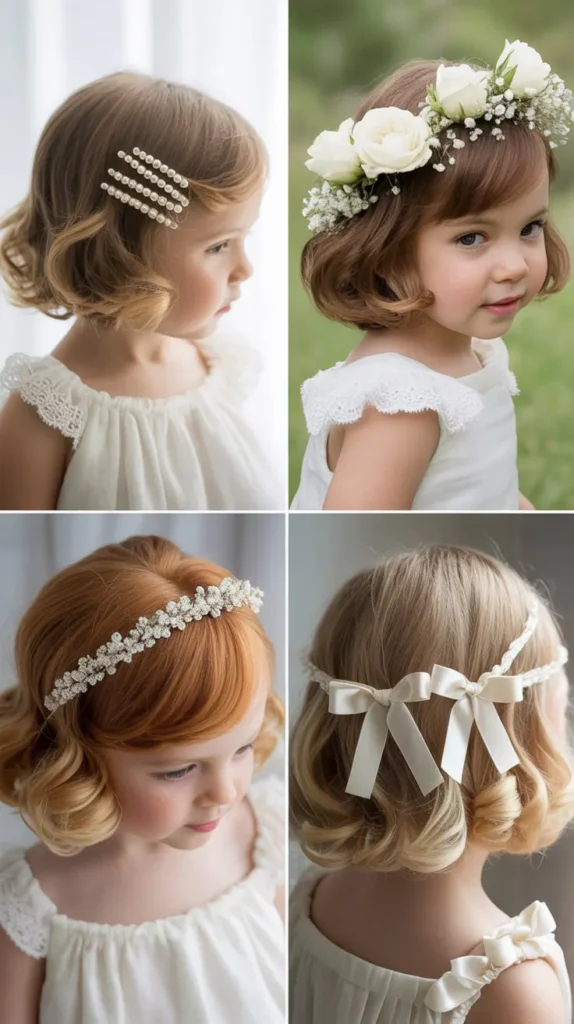 Soft Waves with Hair Accessories