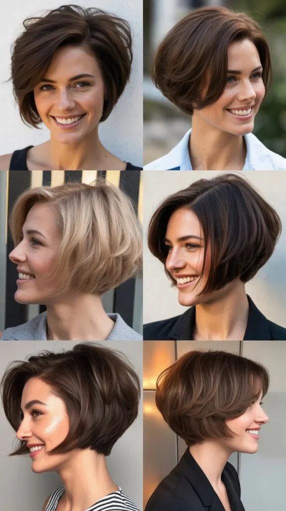 Asymmetrical Stacked Bob Wedge